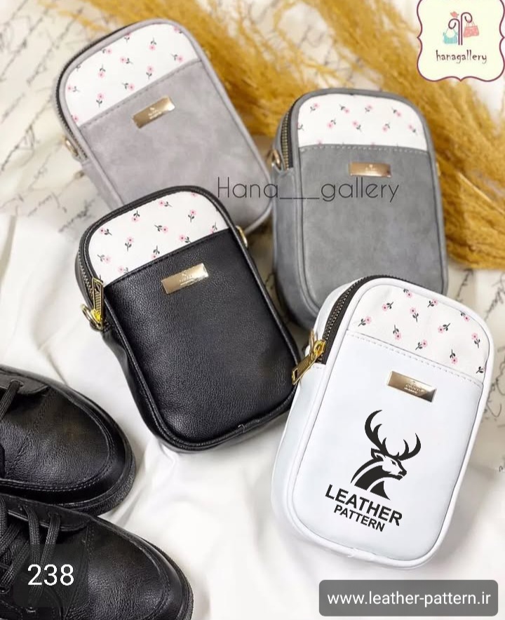 الگو کیف دوشی زنانه چرم کد F-238