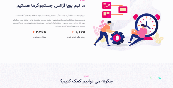 قالب Crimso، قالب HTML شرکتی و دیجیتال مارکتینگ کریمسو