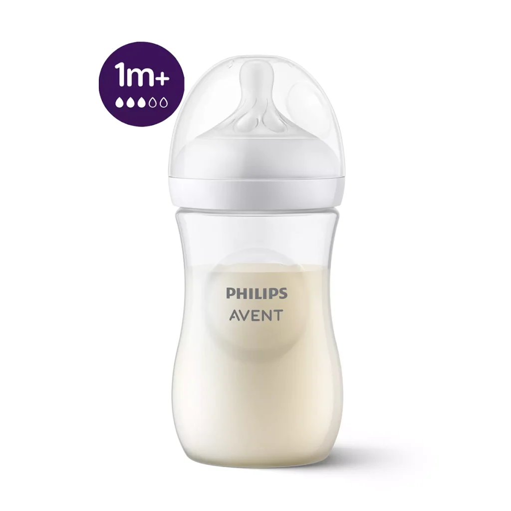شیشه شیر Avent ریسپانس ۲۶۰ میل اصل بدون جعبه – سرشیشه ۳ قطره
