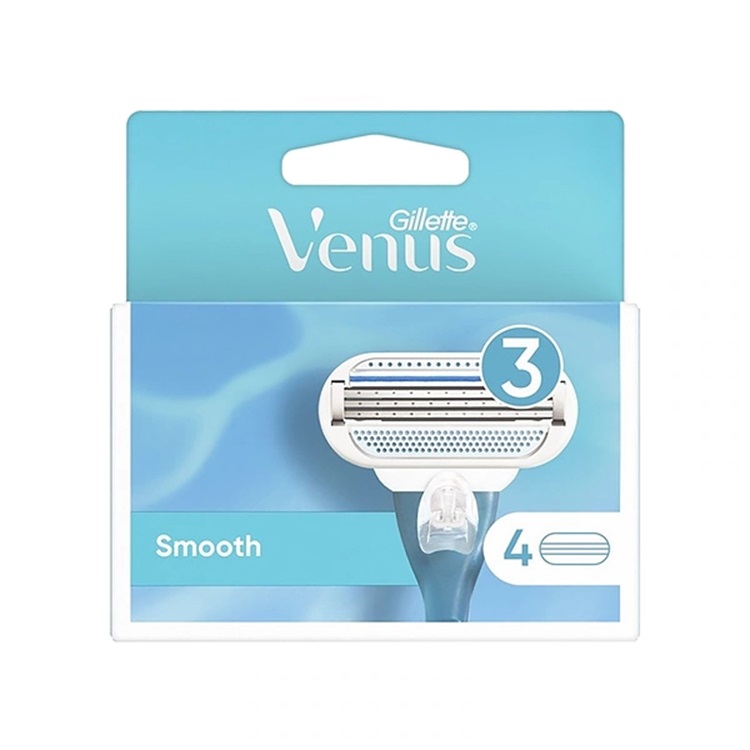 یدک خودتراش ژیلت ونوس مدل Smooth بسته 4 تایی