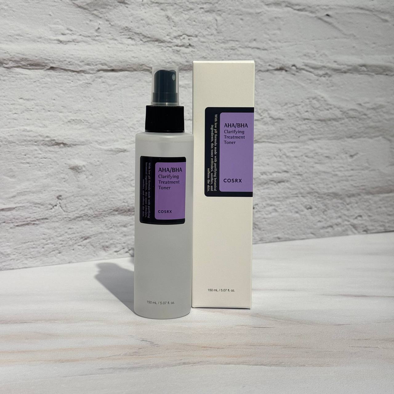 تونر لایه بردار درمانی آبرسان و شفاف کننده AHA-BHA کوزارکس 150 میل COSRX AHA-BHA Clarifying Treatment Toner