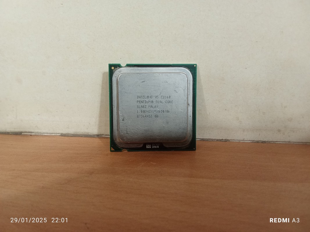 سی پی یو اینتل پنتیوم DUAL E2160 1.80GH(استوک)