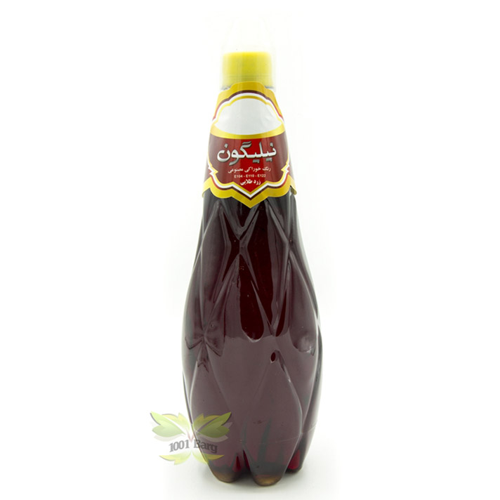 رنگ خوراکی مایع زرد طلایی نیلیگون ( 1 لیتری )