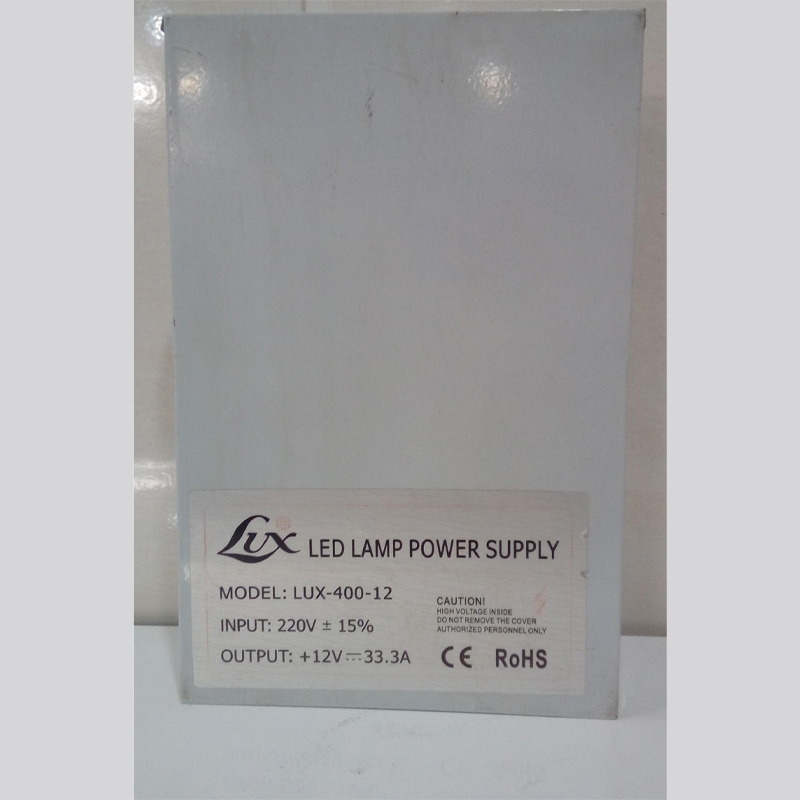 منبع تغذیه سوئیچینگ LUX مدل LUX-400-12(استوک)