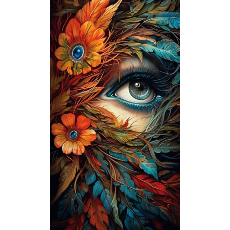 تابلو نقاشی الماسی بزرگسال کد 7174