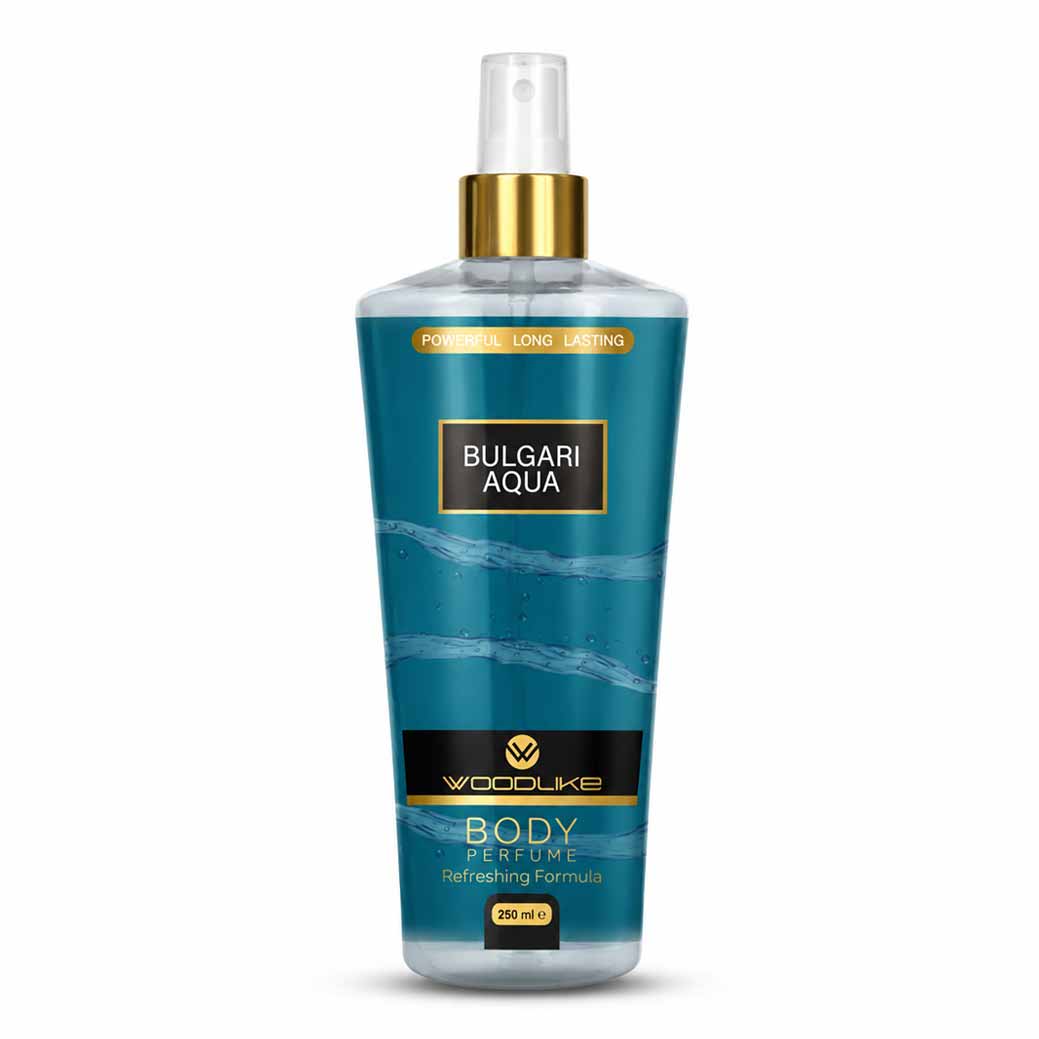 بادی اسپلش مردانه وودلایک مدل Bulgari Aqua