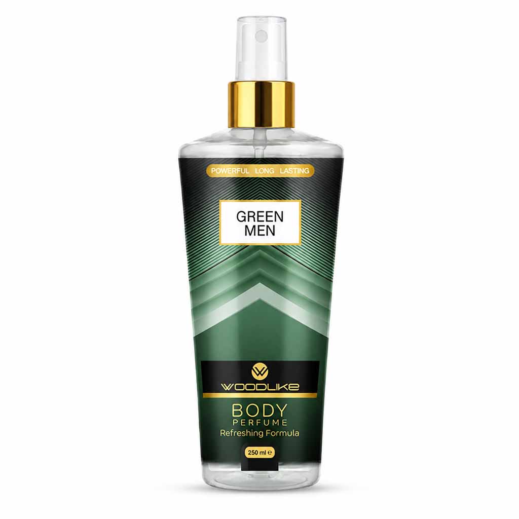 بادی اسپلش مردانه وودلایک مدل Green Man