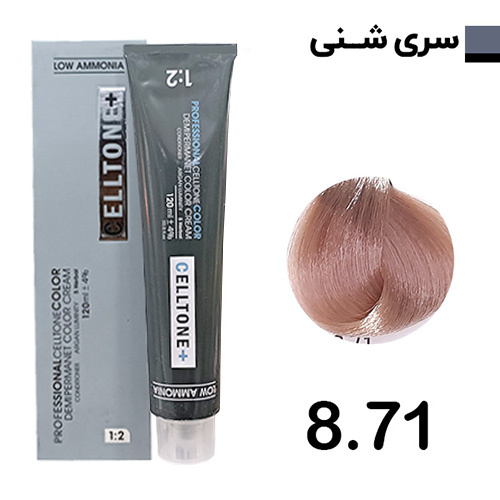 رنگ مو بلوند شنی روشن سلتون پلاس شماره 8.71