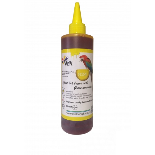 جوهر 250ml وکس زرد اپسون Wox Ink Yellow 250ml Epson