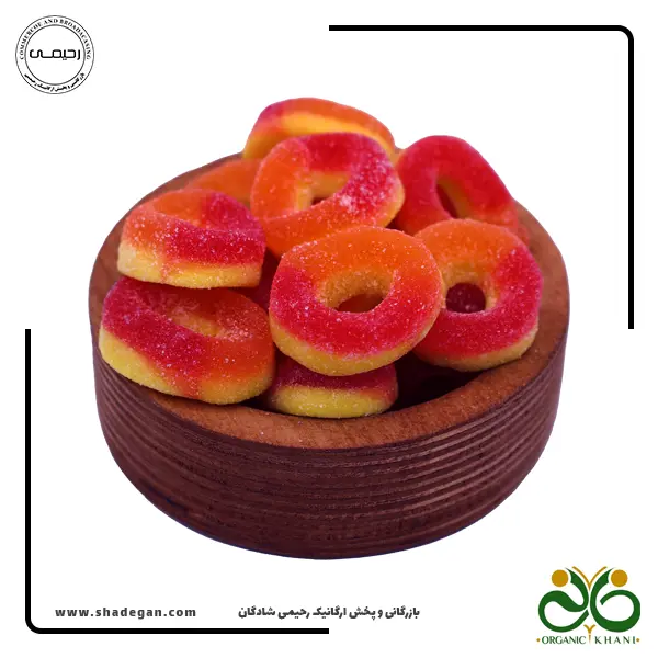 پاستیل ببتو مدل هلو شکری | BEBETO Peach sugar Jelly