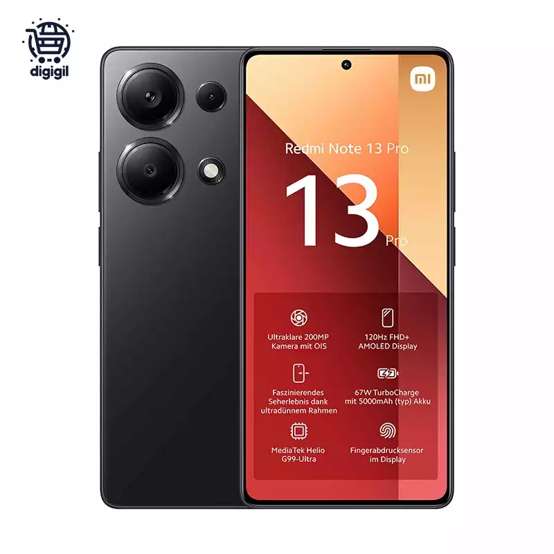 گوشی موبایل شیائومی مدل Redmi Note 13 Pro 5G ظرفیت 256 گیگابایت رم 8 گیگابایت