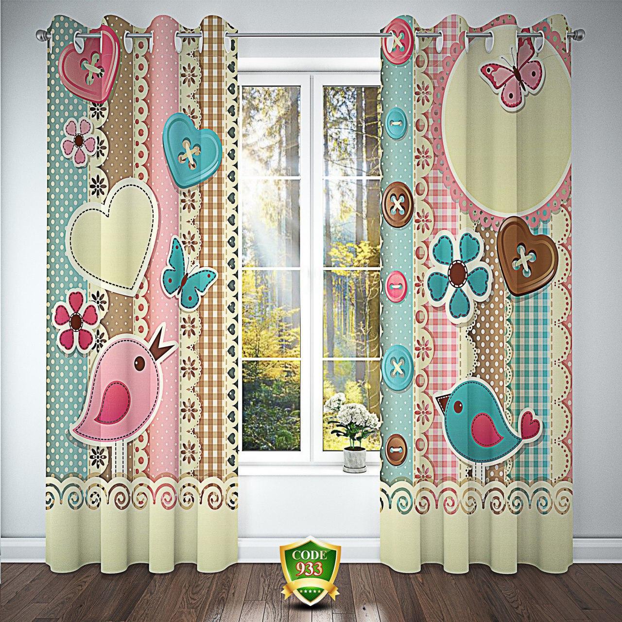 پرده اتاق کودک کد B155