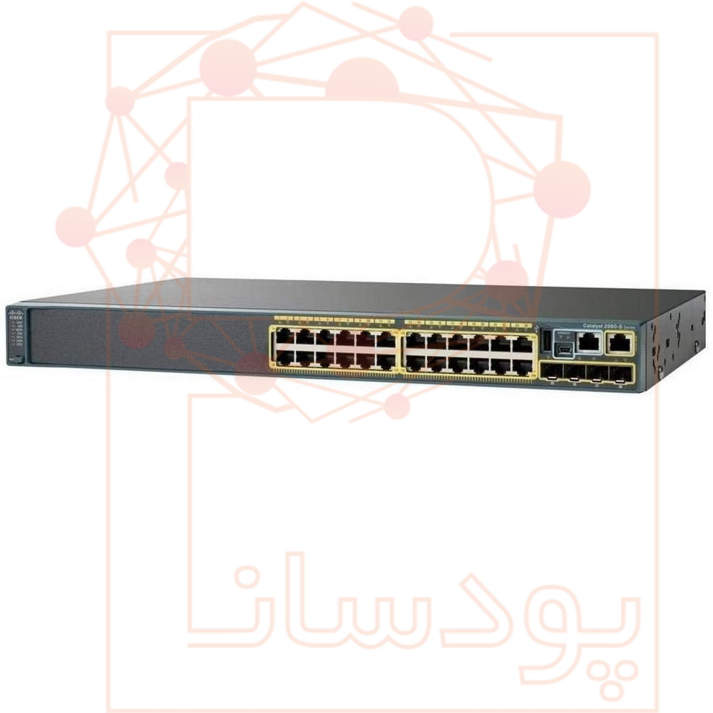 سوئیچ شبکه سیسکو 2960X-24TD-L