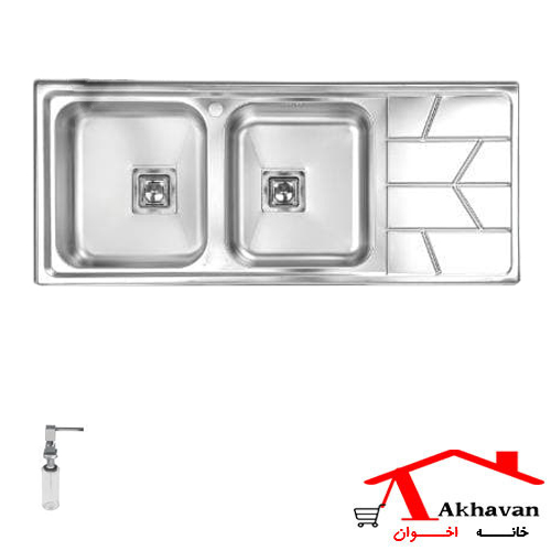 سینک ظرفشویی توکار کد 388 اخوان