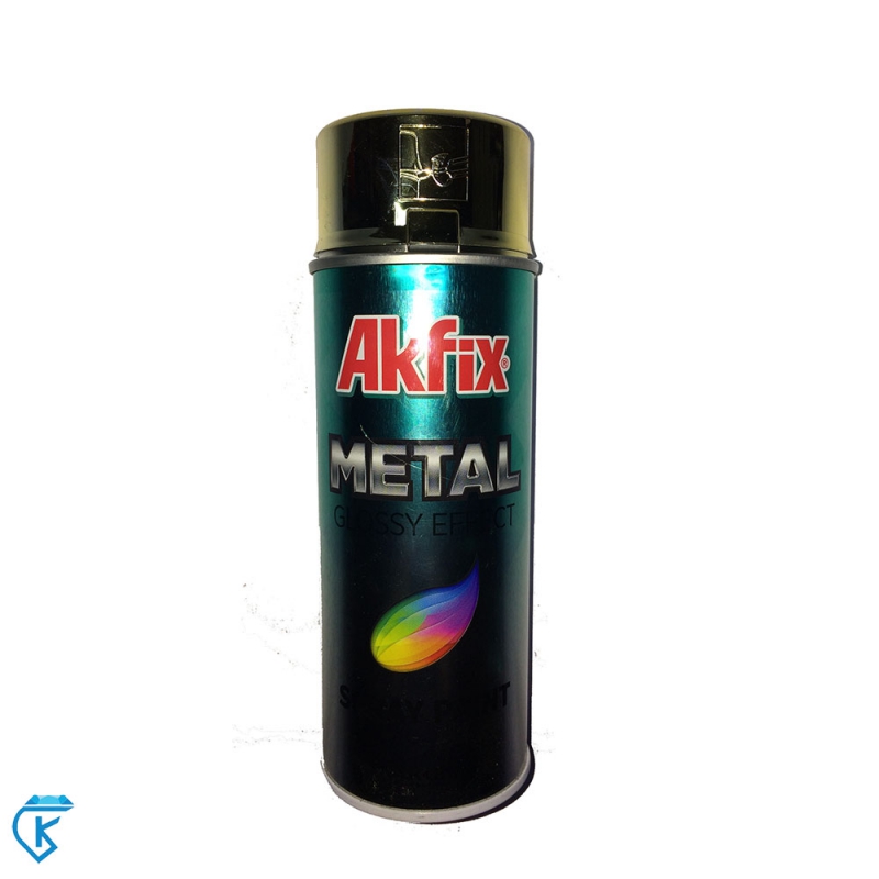 رنگ اسپری کروم طلایی آکفیکس Akfix