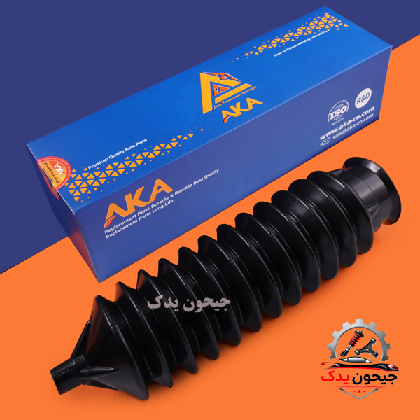 گردگیر جعبه فرمان پراید مشکی TPU(ساده) برند آکا+خرید قسطی