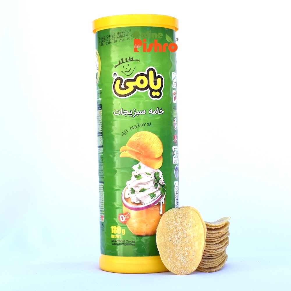 چیپس خامه سبزیجات