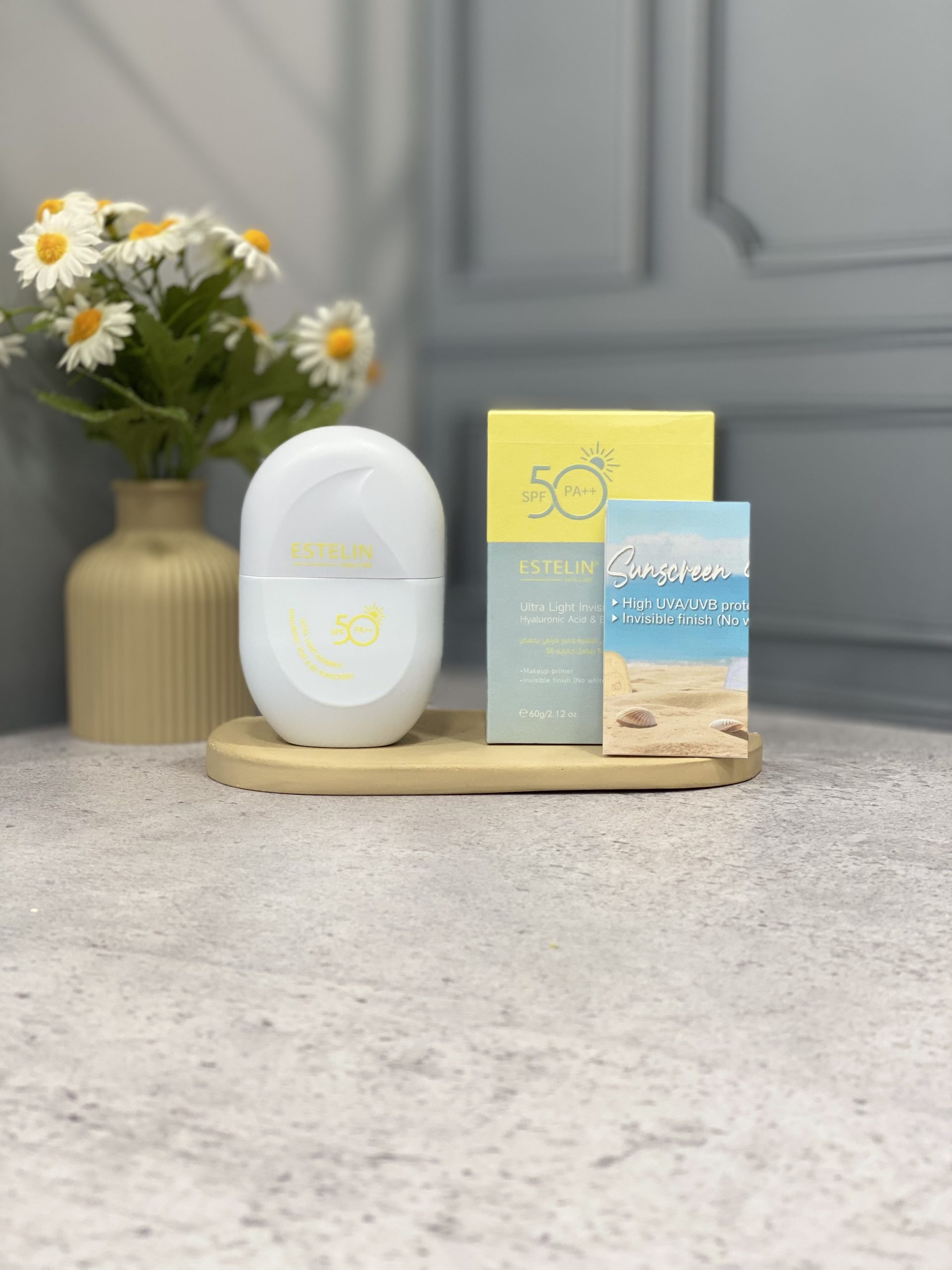 ضد آفتاب آبرسان هیالورونیک اسید استیلن SPF50 PA++ مرطوبکننده و محافظتکننده پوست