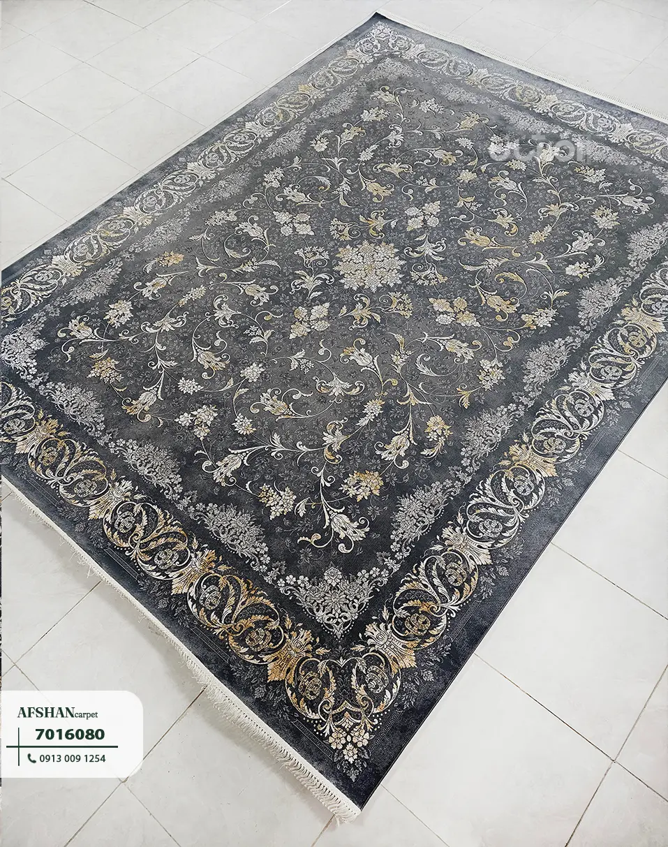 فرش 700 شانه آکرلیک طرح عرشیا کد 7016080 لیا
