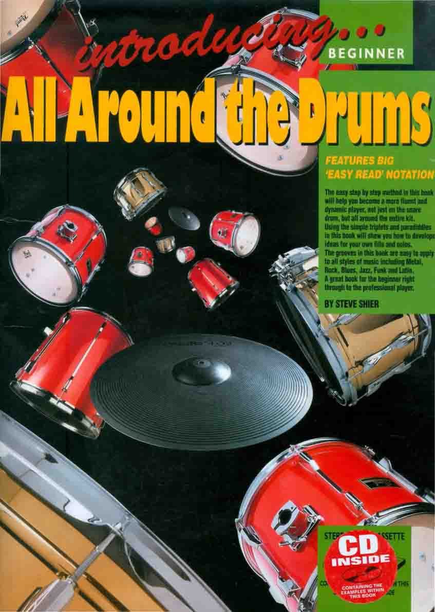 کتاب آموزش درام Steve Shier_Introducing All Around The Drums