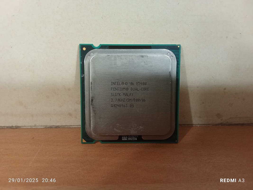 سی پی یو اینتل پنتیوم DUAL CORE E5400 2.70GH(استوک)