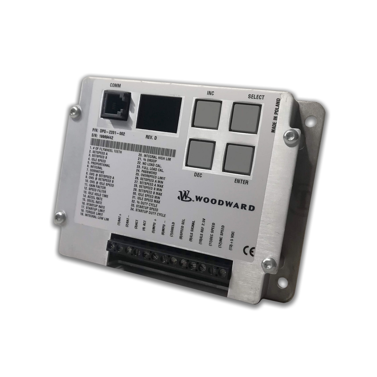 گاورنر وودوارد APECS DPG - گاورنر وودوارد DPG 2223