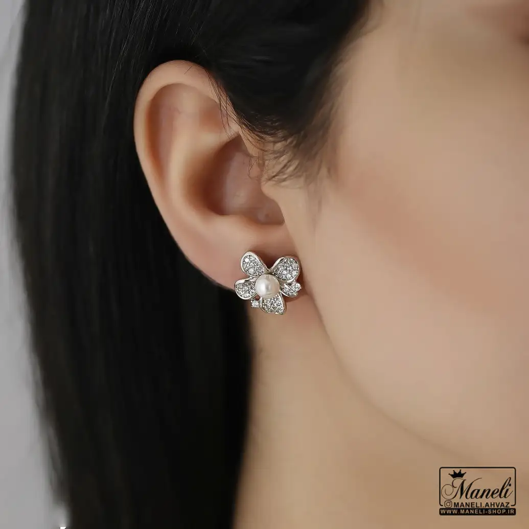 گوشواره مروارید میخی ژوپینگ 14030261