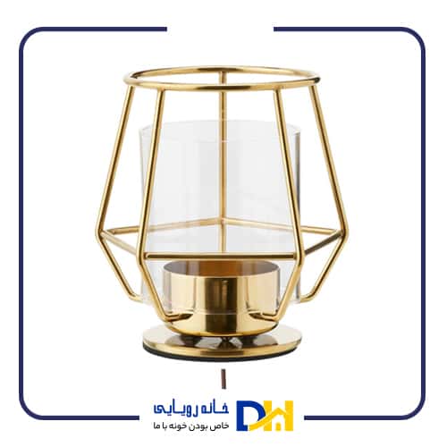 شمعدان وارمری طلایی ایکیا PÄRLBAND