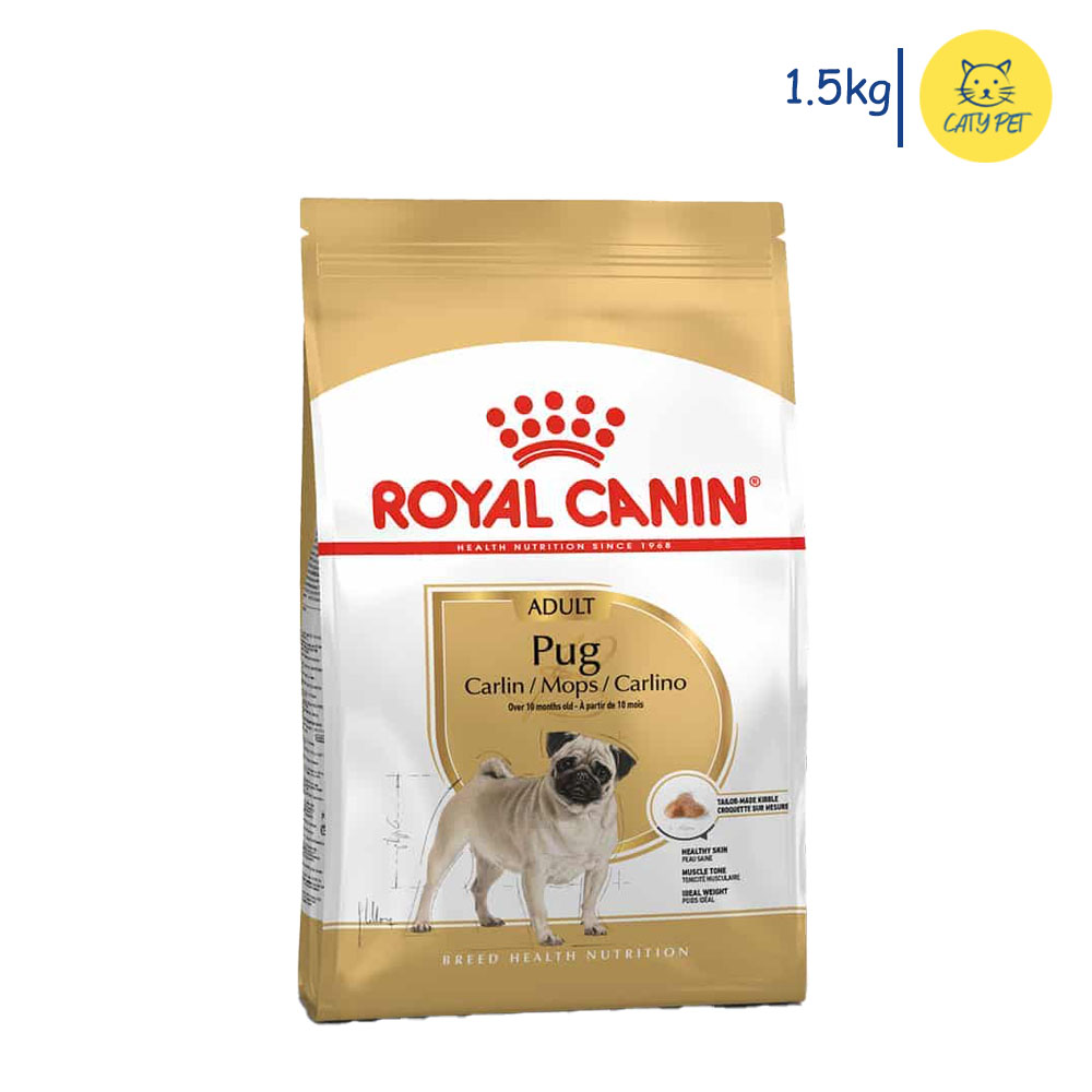 غذای خشک سگ بالغ رویال کنین نژاد پاگ Pug Adult وزن 1.5 کیلوگرم