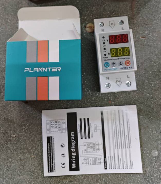 محافظ ولتاژ جریان 63A تکفاز PLANNTER