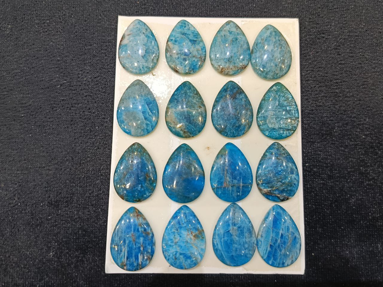 نگین اشکی آپاتایت18*25