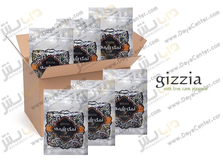نمک رژیمی لوسالت گیزیا کارتن 8 عددی