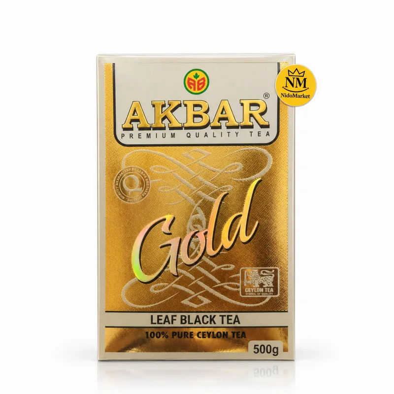 چای اکبر گلد Akbar Gold Leaf Black Tea - 500 گرم