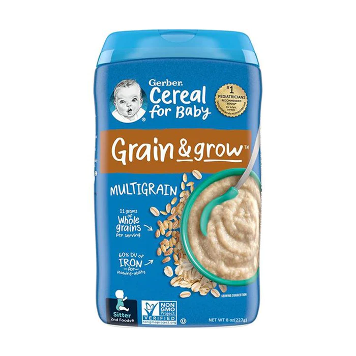 سرلاک گربر مخلوط چند غله بدون شیر Gerber