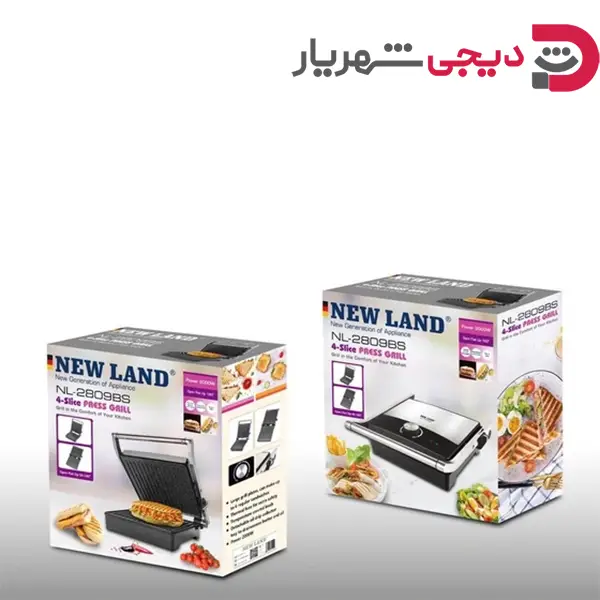 گریل کانتکت نیولند NL-2809BS