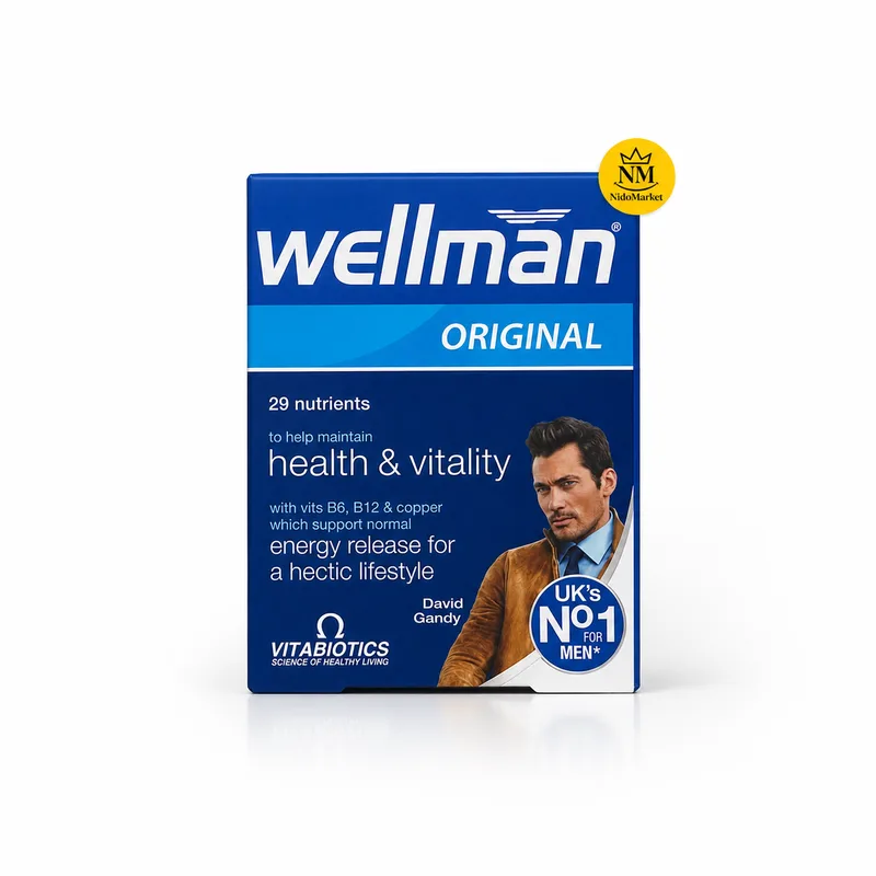 قرص ول من اورجینال ویتابیوتیکس Wellman Original - 30 عددی
