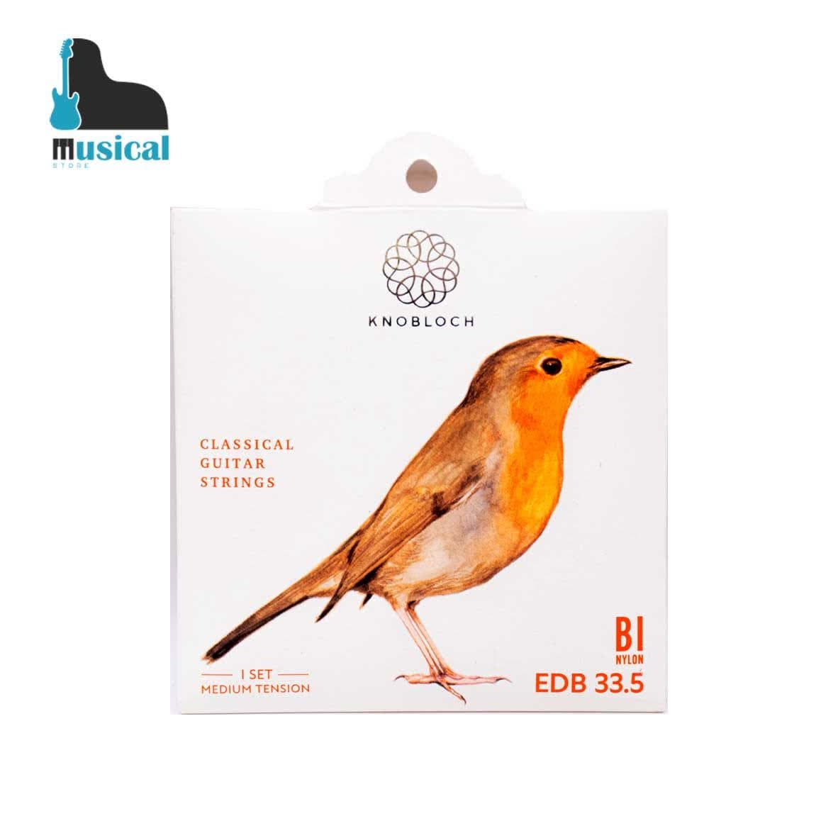 سیم گیتار کلاسیک نوبلوخ EDB-33.5-BL nylon (اورجینال)