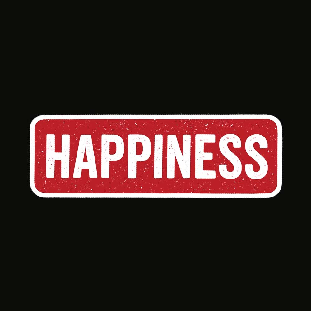 برچسب حرارتی مدل HAPPINESS