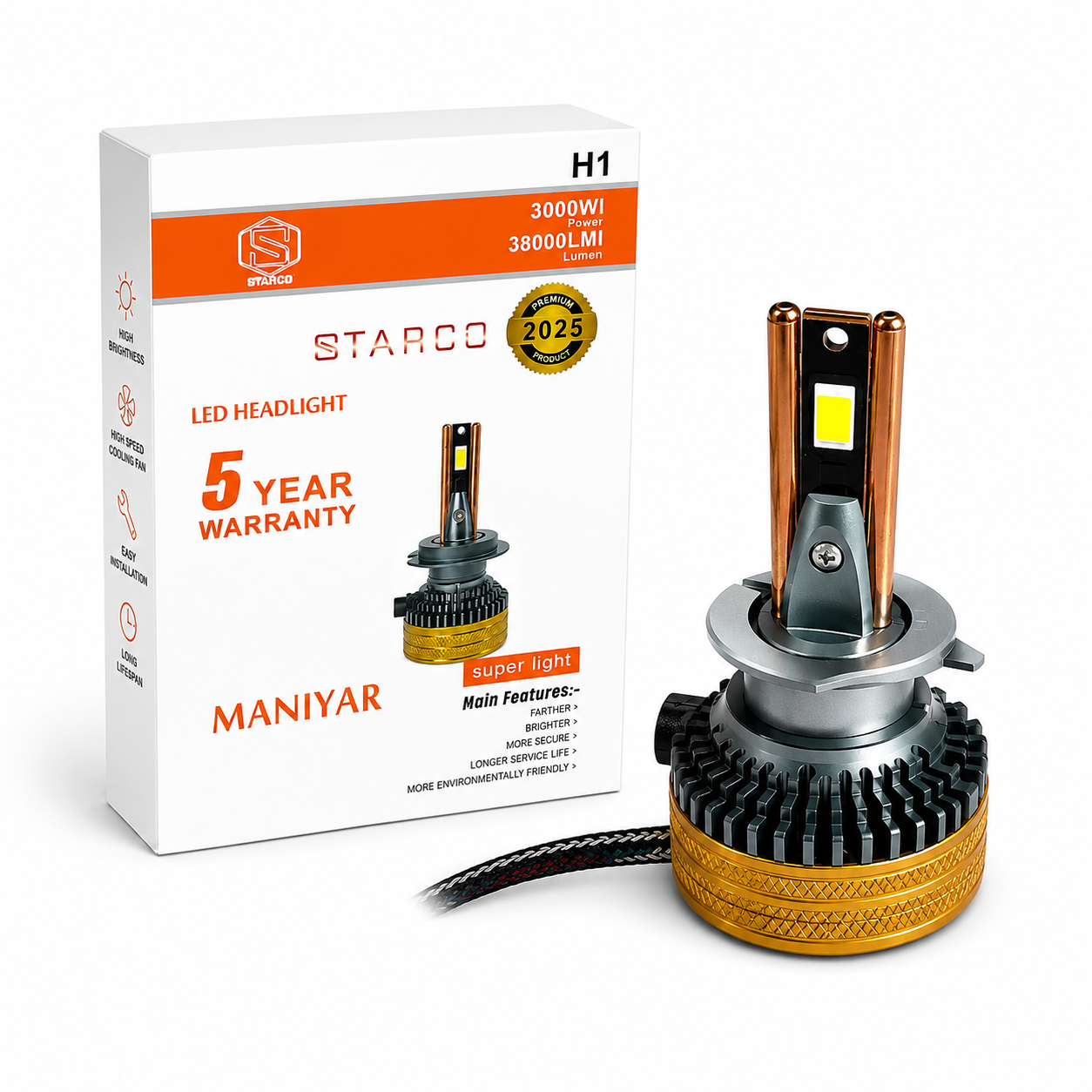 هدلایت استارکو S80