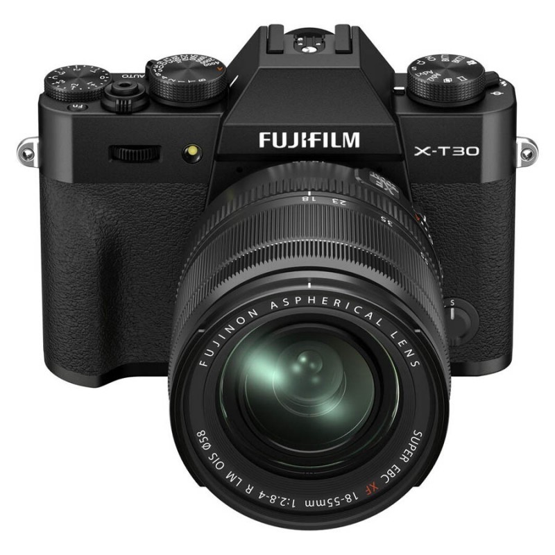 دوربین عکاسی بدون آینه فوجی فیلم مدل FujiFilm X-T30 II Mirrorless Camera with 18-55mm f/2.8-4 (Black)