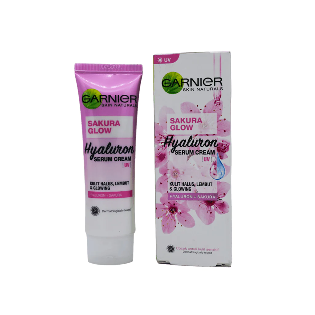 سرم کرم گارنیر روشن کننده مدل Sakura glow حجم 40 میل – Garnier