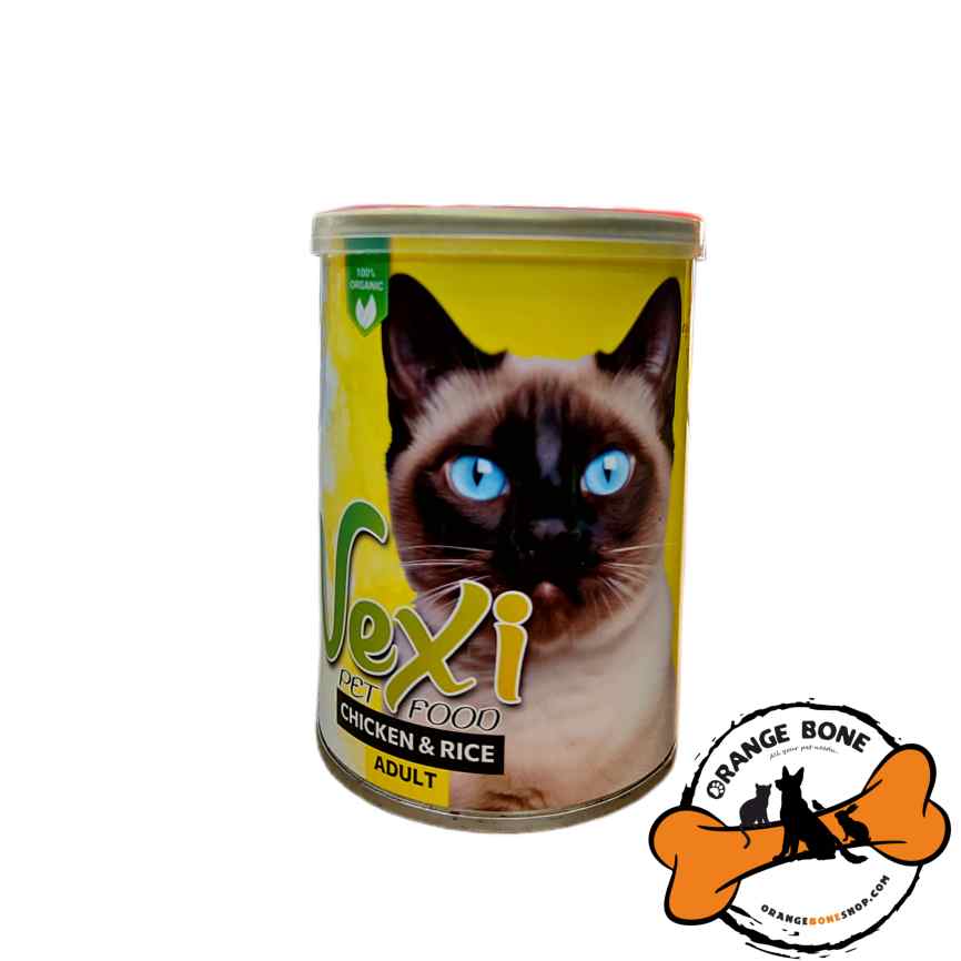 کنسرو پته گربه وکسی طعم مرغ و برنج (400 گرم)