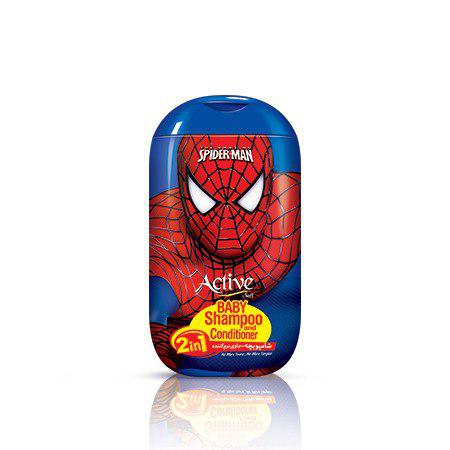 شامپو بچه اکتیو مدل Spider Man حجم 280 گرم