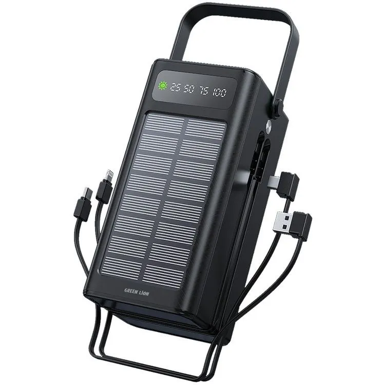 پاور بانک گرین لاین مدل Solar X ظرفیت 60000 میلی آمپر ساعت