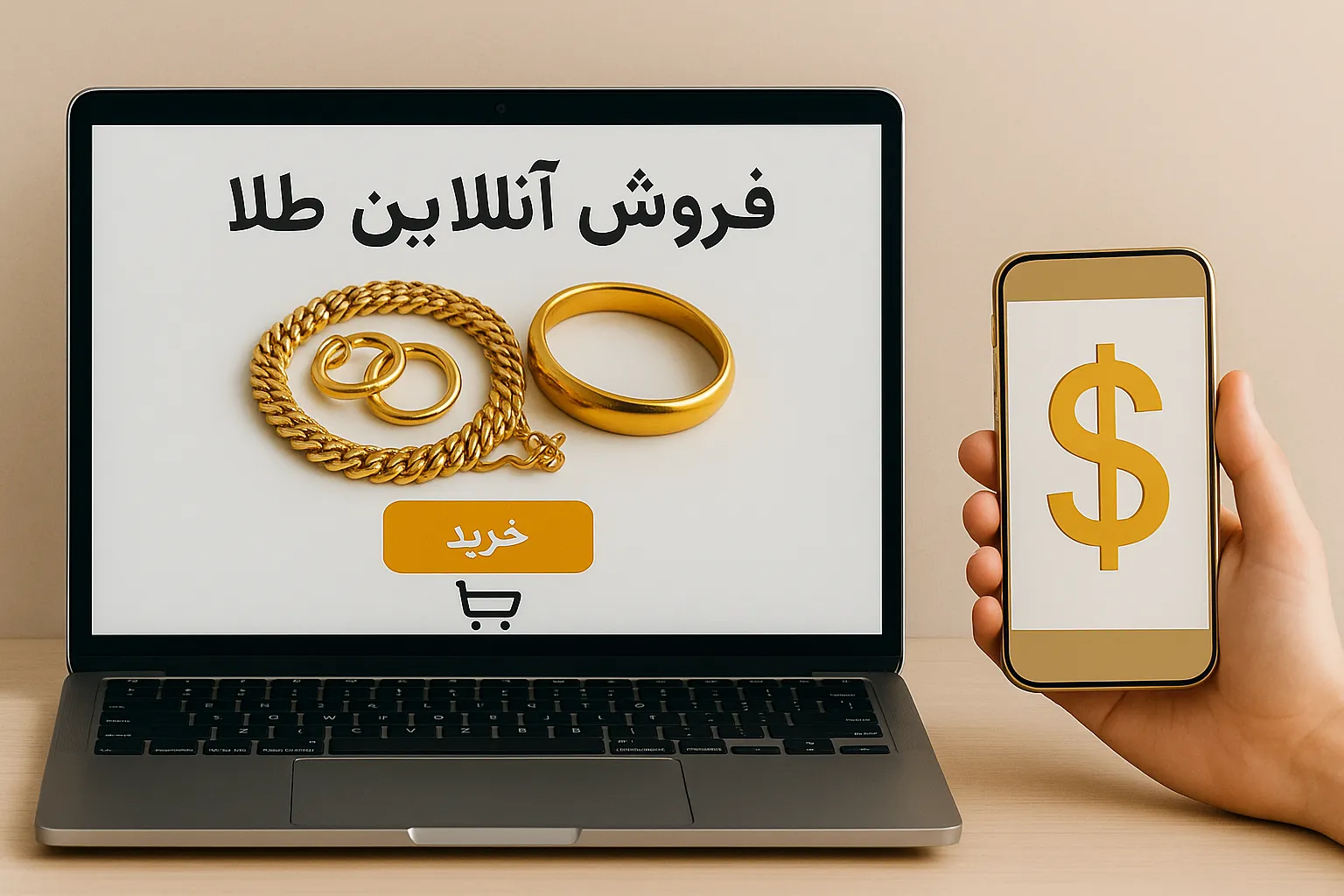 طراحی سایت طلا فروشی در انزلی