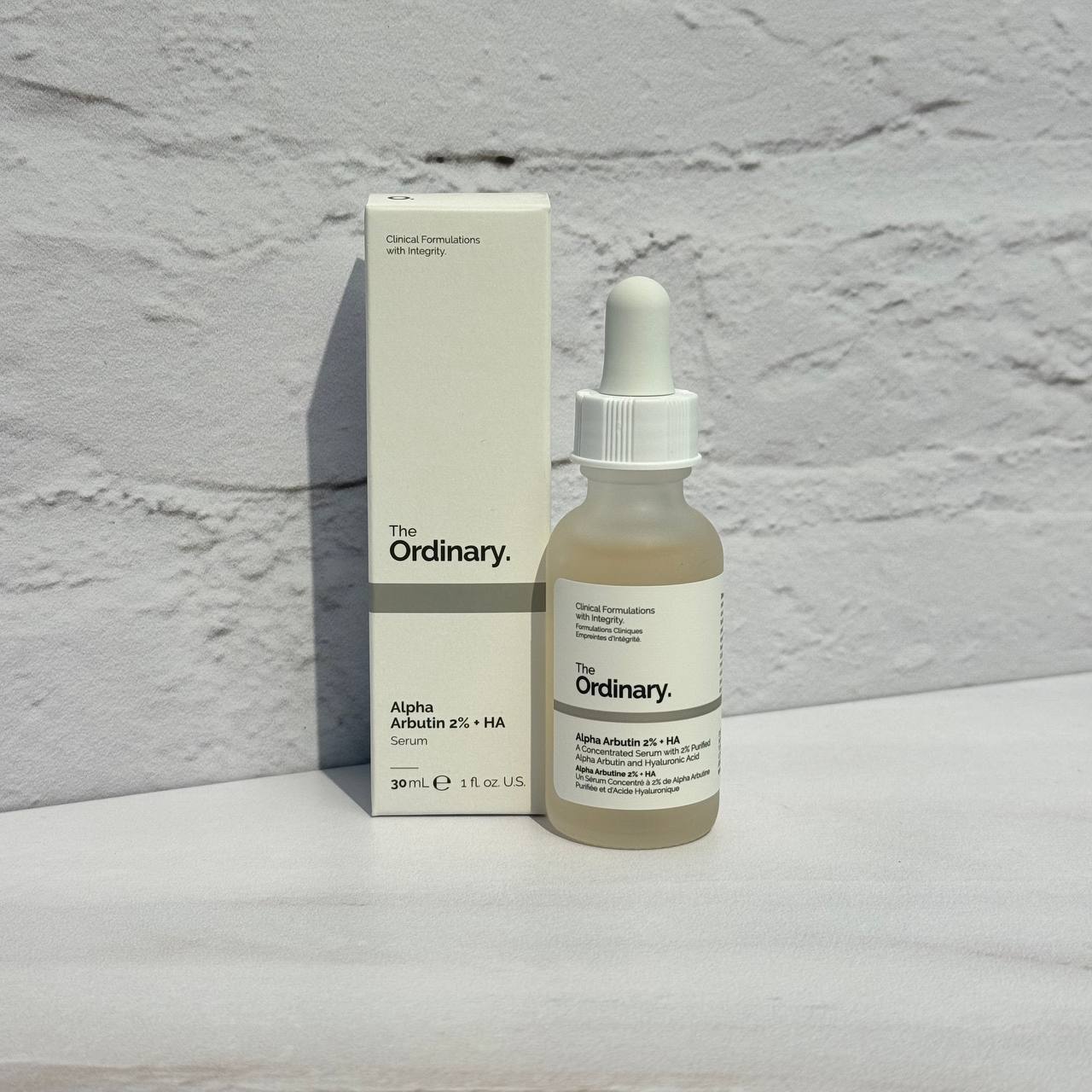 سرم ضد لک و روشن کننده آلفا آربوتین ۲% + هیالورونیک اسید اوردینری The Ordinary Alpha Arbutin 2% + HA