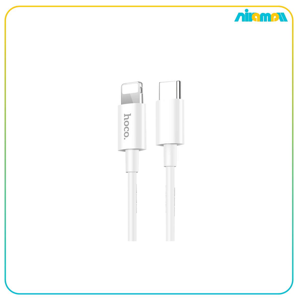 کابل تبدیل تایپ سی به لایتنینگ هوکو مدل X36 طول 100 سانتی متر