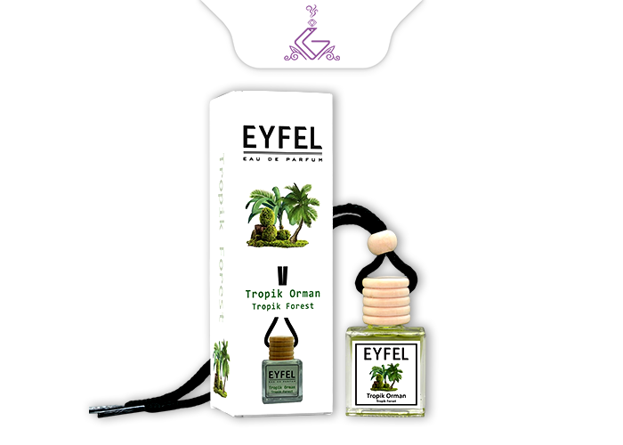 خوشبو کننده ماشینی آویز(شیشه ای) جنگل TROPIK FOREST برند ایفل EYFEL