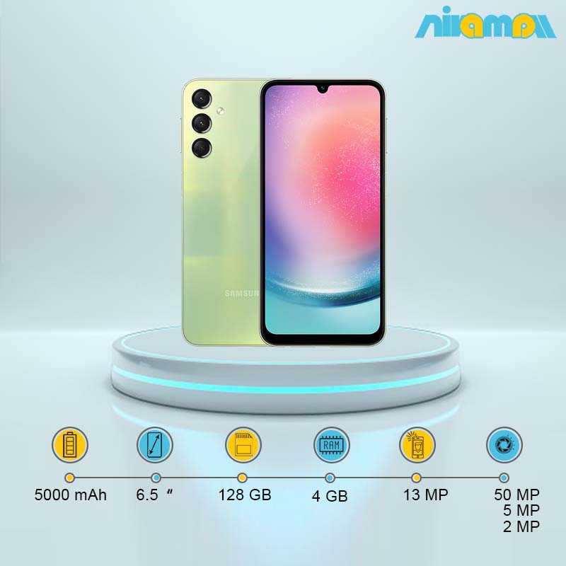 گوشی موبایل سامسونگ مدل Galaxy A24 ظرفیت 128 گیگابایت و رم 4 گیگابایت