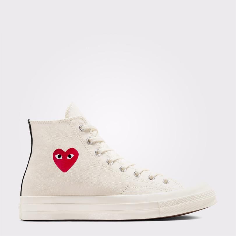 کتونی کانورس آل استار Chuck ۷۰ Comme Des Garçons سفید مردانه و زنانه اورجینال